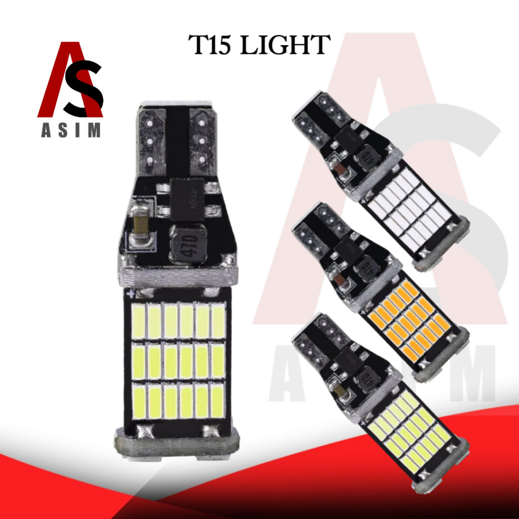 ASIM MOTORCYCLE 2PCS T15 LED BULB REPLACE PARKLIGHT | Shopee Philippines