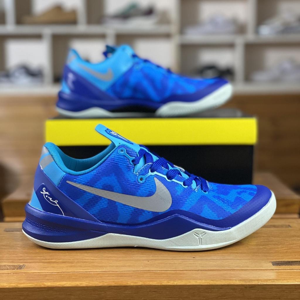 Nike Zoom Kobe VIII 8 System "Blue Coral Snake" Basketball Shoes Casual Sneakers for Men&Women
