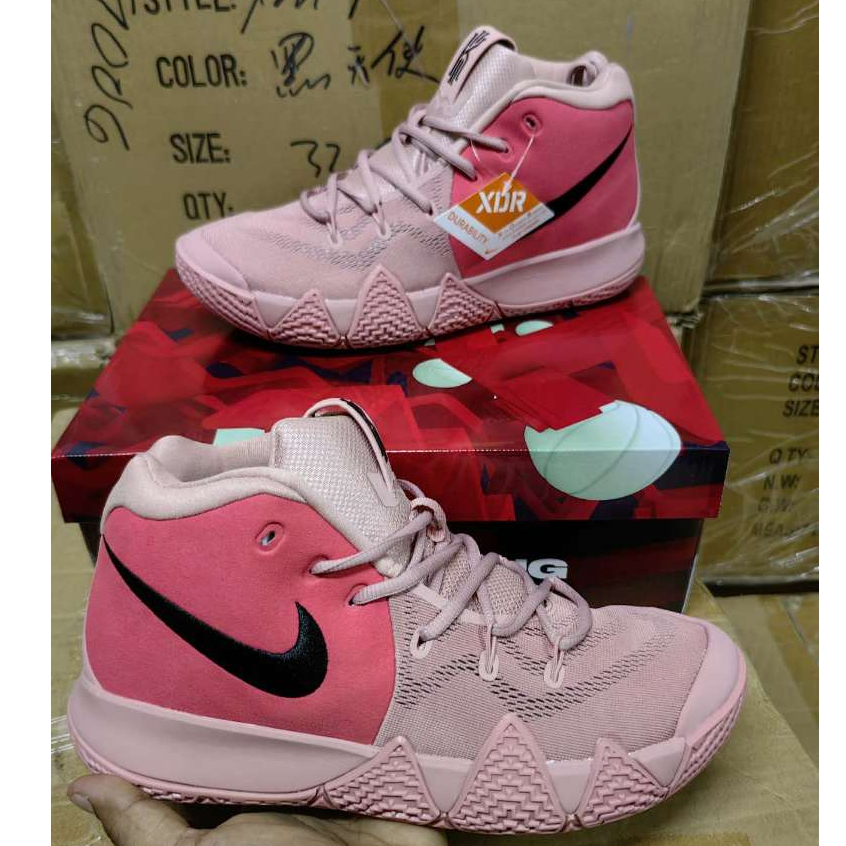 Kyrie 4 hot sale pink mens