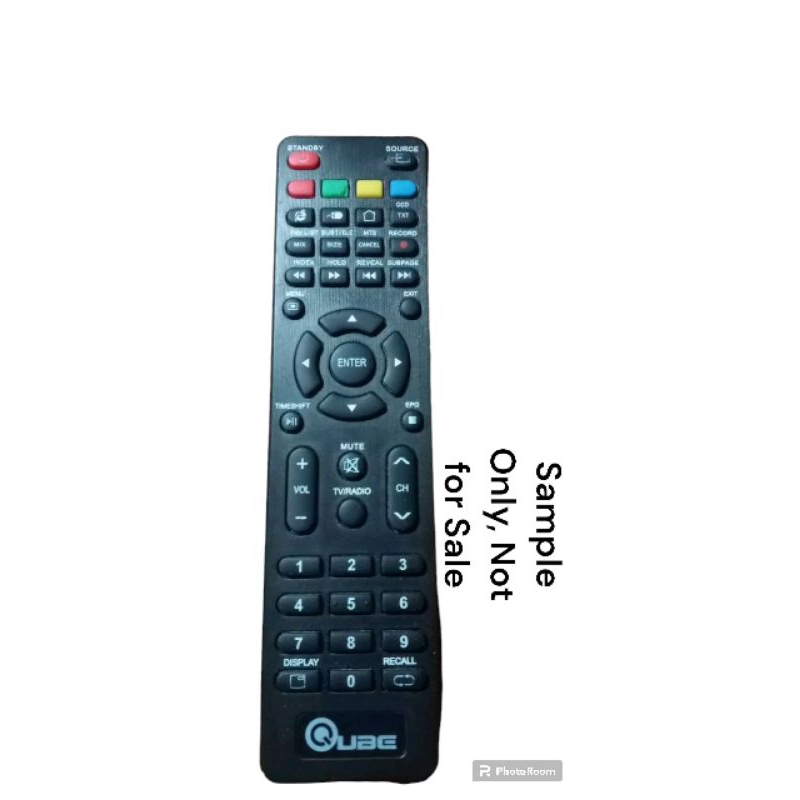 Qube Smart TV Remote, Replacement Remote for Qube Smart TV | Shopee ...
