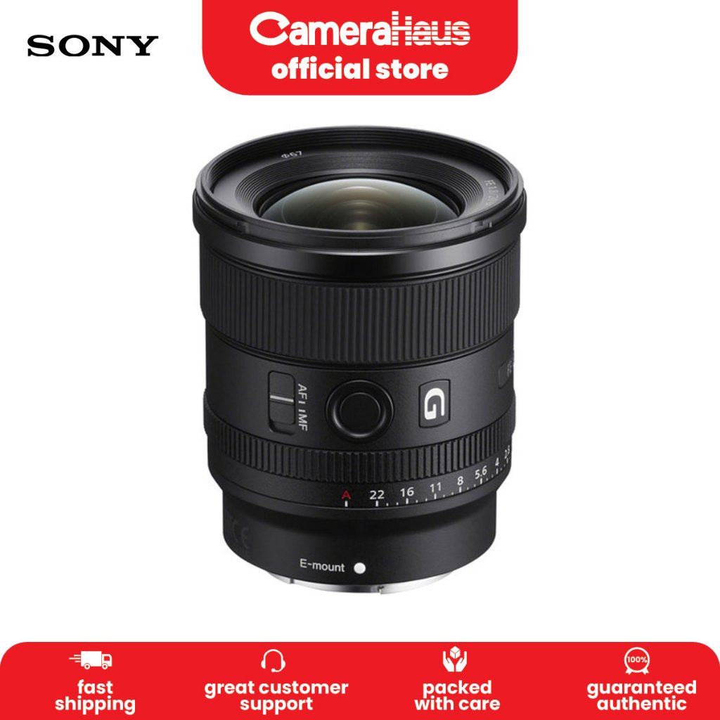 [未使用] SONY FE 20mm F1.8 G E-mount 保護レンズ付 未使用] SONY FE 20mm F1.8 G E-mount 保護レンズ付