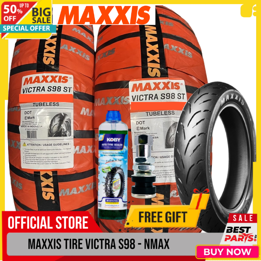 MAXXIS TIRE [SIZE 13] for NMAX VICTRA S98 TL Tubeless Motorcycle Tire