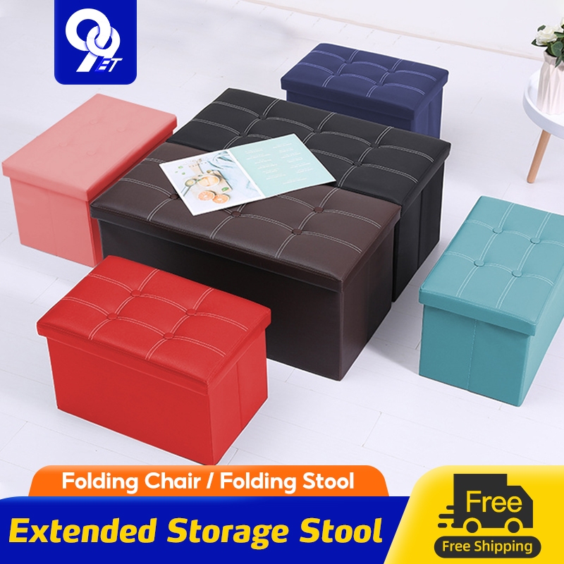 Storage stool leather storage stool sofa stool corner stool Shopee