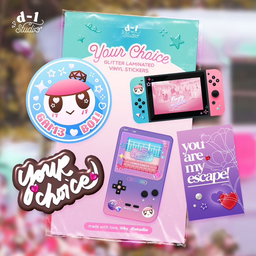 Seventeen: Your Choice Sticker Flakes by D-1 Studio | Shopee Philippines