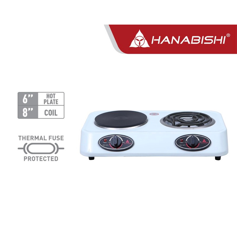 Hanabishi Double Electric Stove Coil and Plate HES120FC Shopee