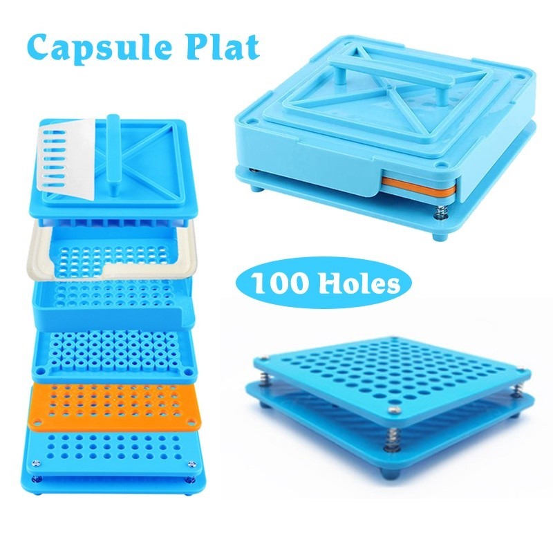 Home capsule board 100 holes # capsule filling board batch filling ...