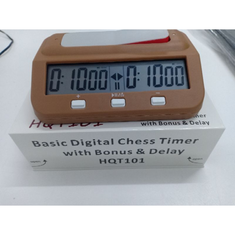Chess Clock High Quality Basic Digital Timer with Bonus & Delay with