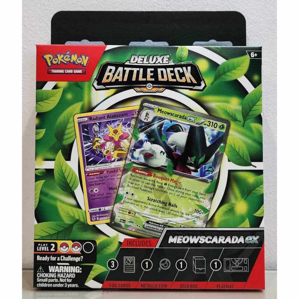 Pokemon TCG Meowscarada Ex Deluxe Battle Deck | Shopee Philippines