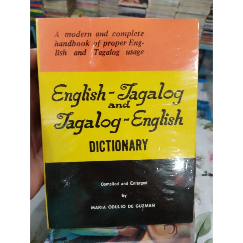 English - Tagalog Tagalog - English Dictionary By. De Gusman (brandnew ...