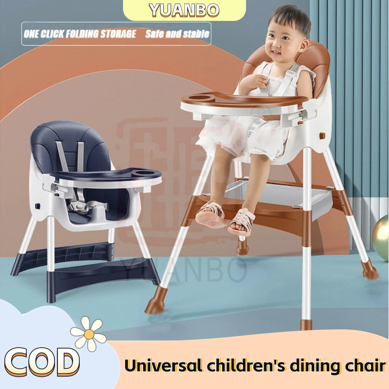 Multifunctional High Chair for Baby Foldable Baby Dining Feeding ...