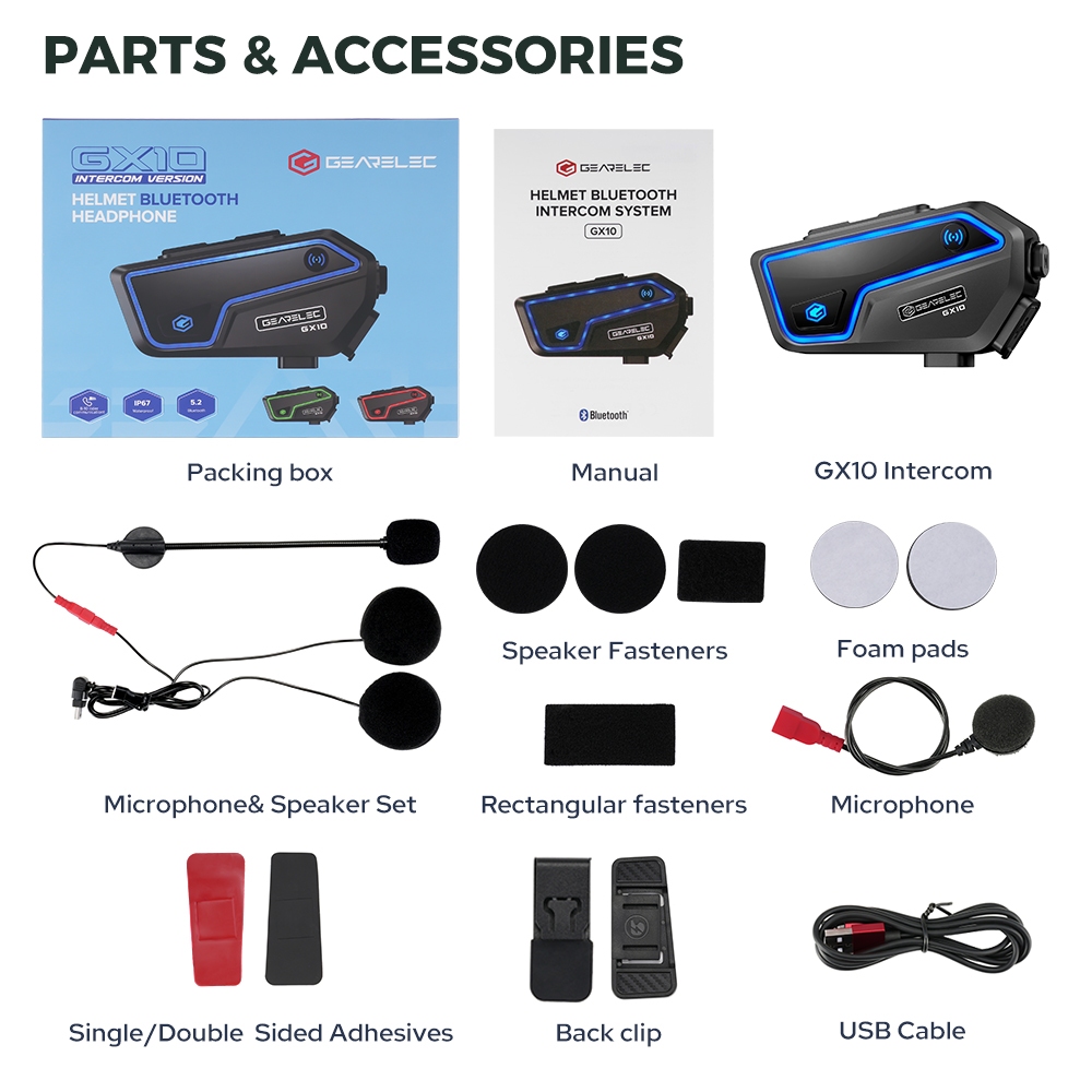 thumbnail interactive-video image 1 of FODSPORTS M1-S Pro Motorcycle Bluetooth Intercom – 2000m Range, 10 Riders, Universal Pairing 1 of 6
