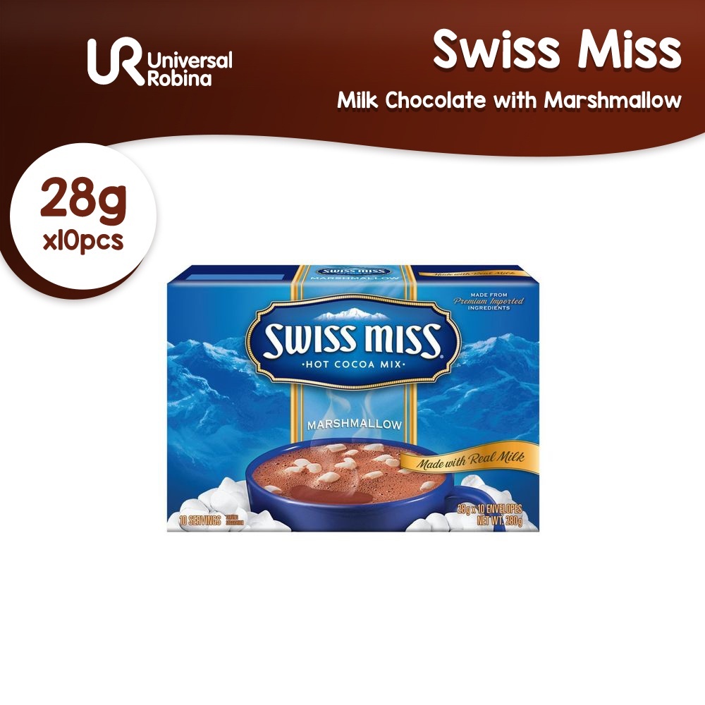Swiss Miss Milk Chocolate With Marshmallow (28g x 10) Shopee Philippines