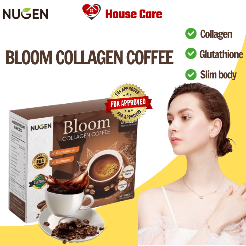 Nugen Bloom Collagen Coffee Rejuvenate Your Skin Body Detox And