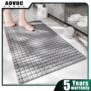 Mildew Resistant Extra Long Non-Slip Pebbles Suction Cup Design PVC Bathroom  Bathtub Shower Mat - China Non-Slip Bath Mat, Baby Bath Mat