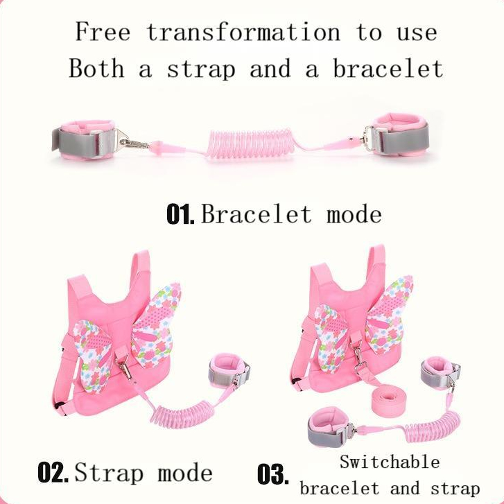 Baby anti-lost sling backpack child Harnesses Leashes safety rope ...