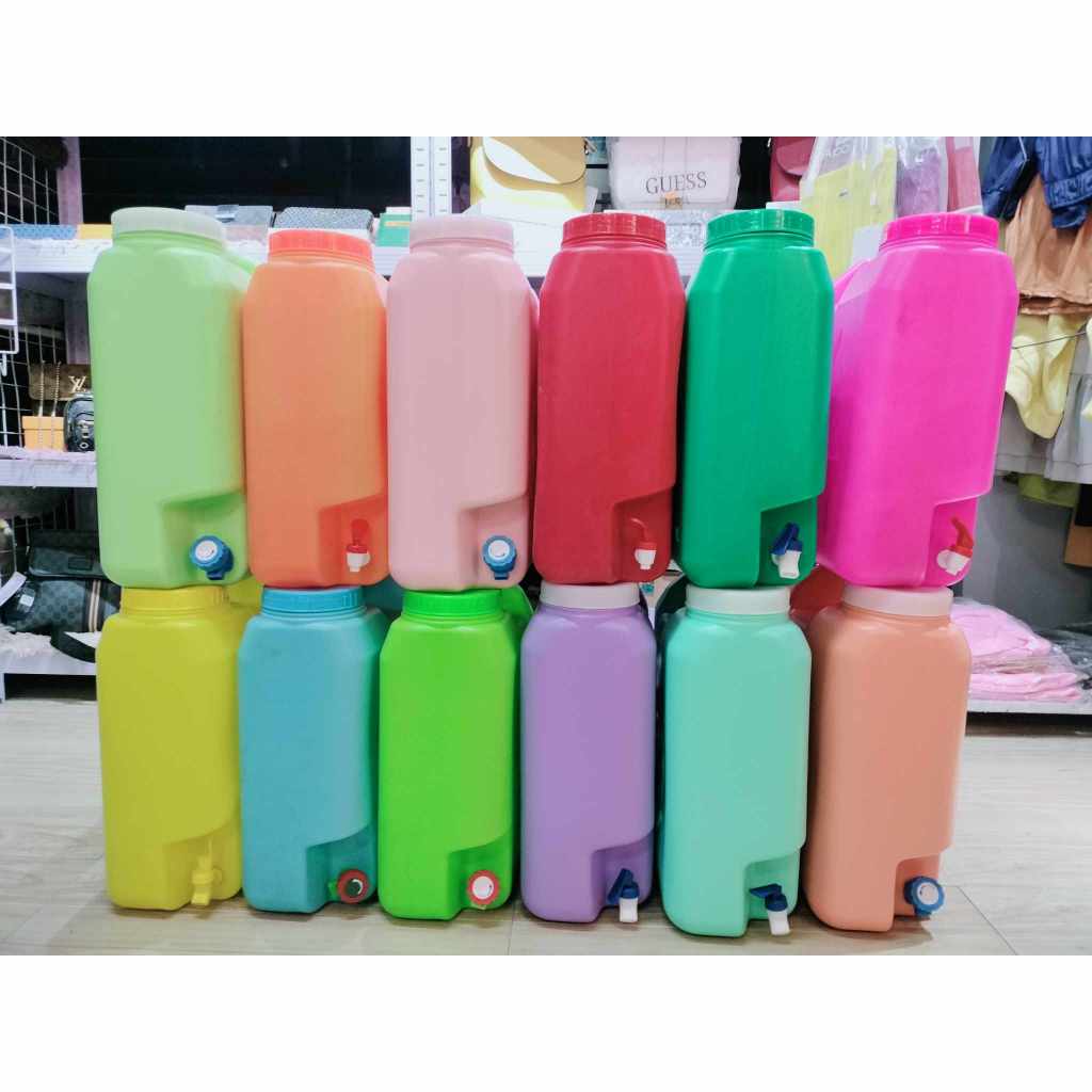 colored Mineral water gallon container H20 available in 12 colors