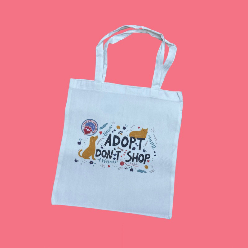 Tote Bag for a Cause Strays Worth Saving (SWS) Fundraising Animal