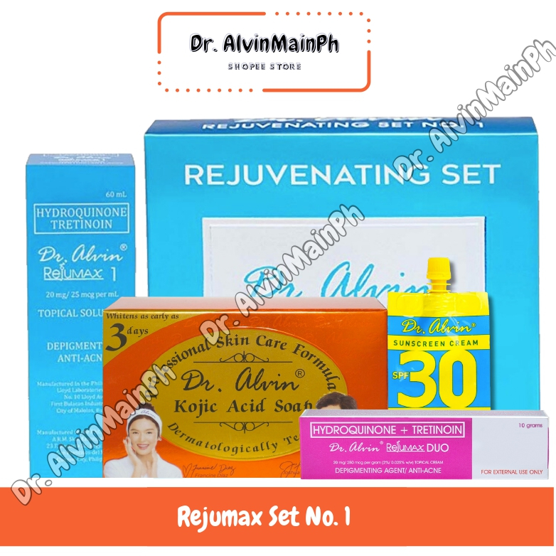 dr alvin rejuvenating set no.1 original | Shopee Philippines