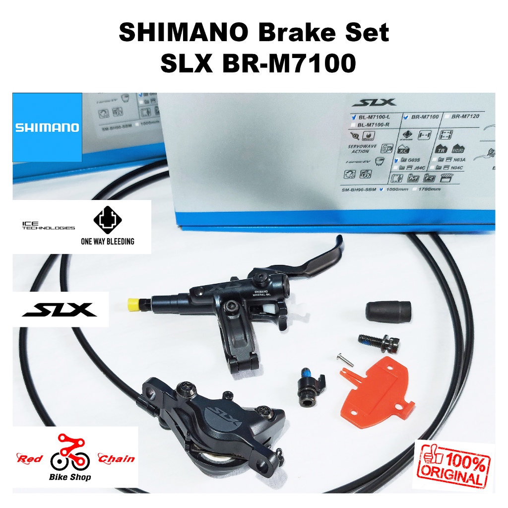 SHIMANO Hydraulic Brake Set BR/BL M7100 SLX for MTB Shopee Philippines