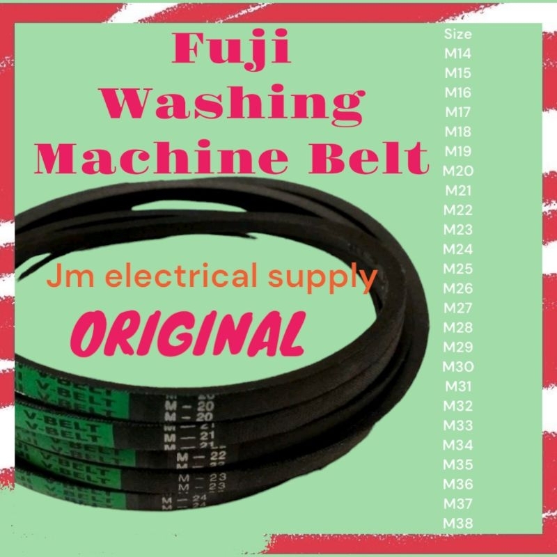 FUJI WASHING MACHINE BELT × M14 M38 Shopee Philippines