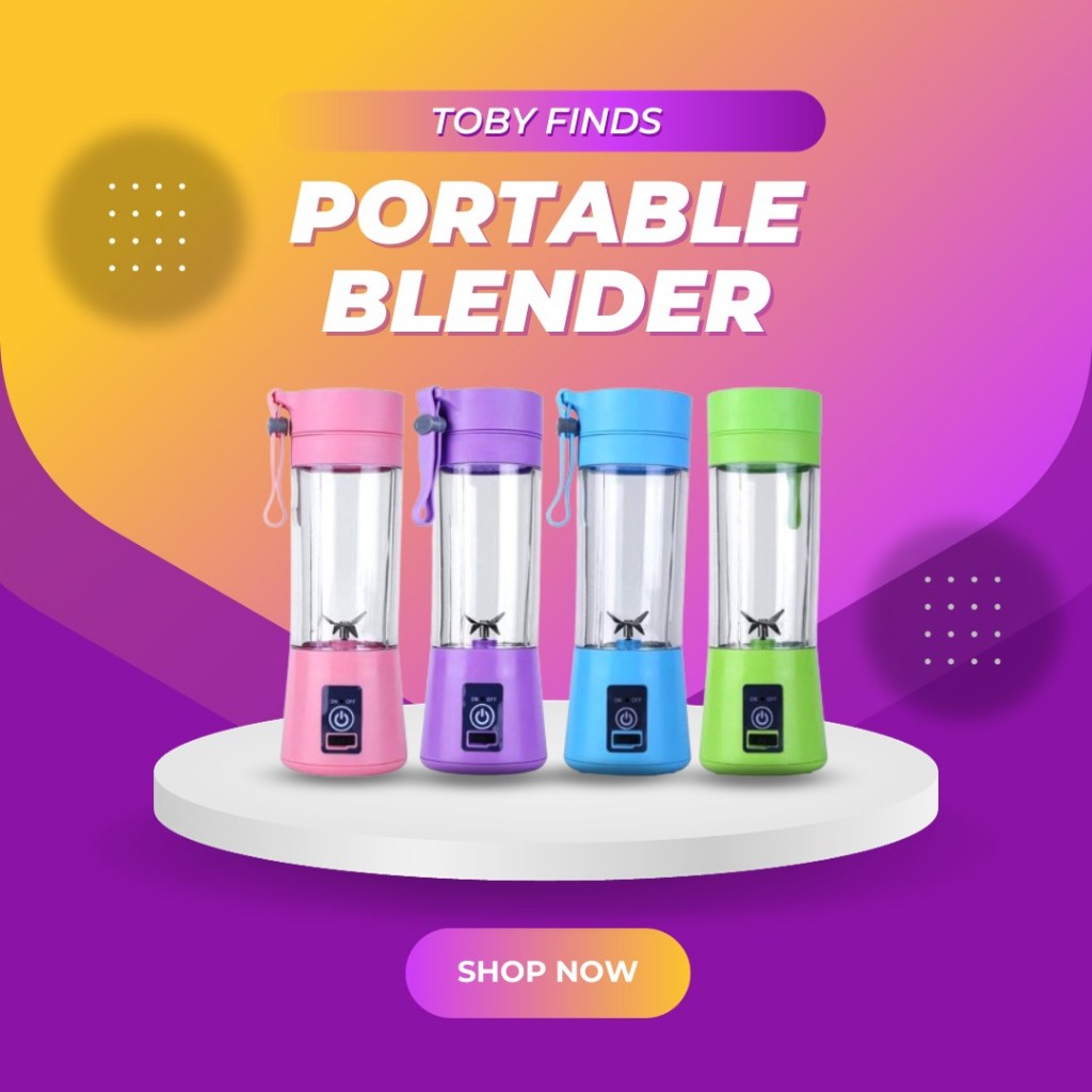 Toby finds Rechargeable Electric Fruit Juicer Portable Blender USB 2156