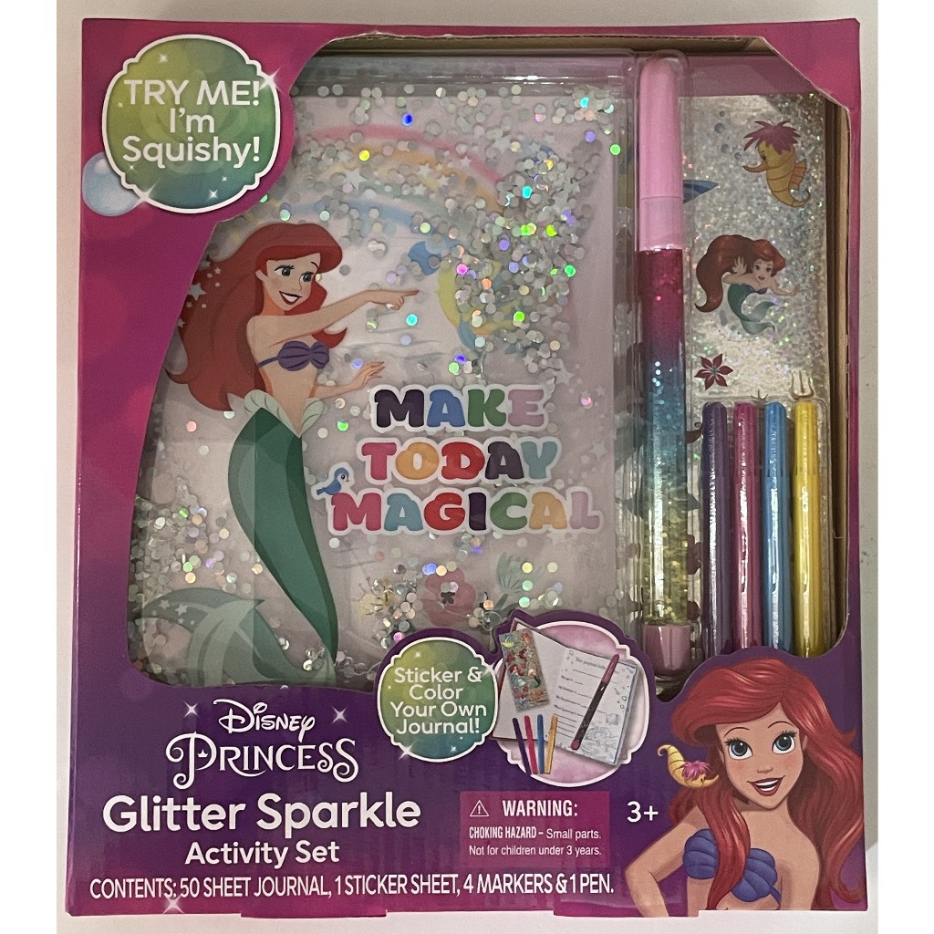 Disney Princess Glitter Sparkle Activity Set Shopee Philippines