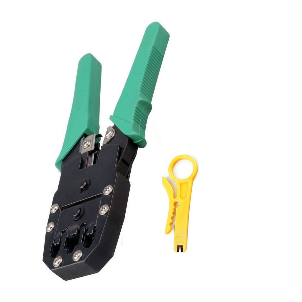 RJ45 RJ11 4P 6P 8P Ethernet Cable Crimping Plier Network Clamp Tools ...