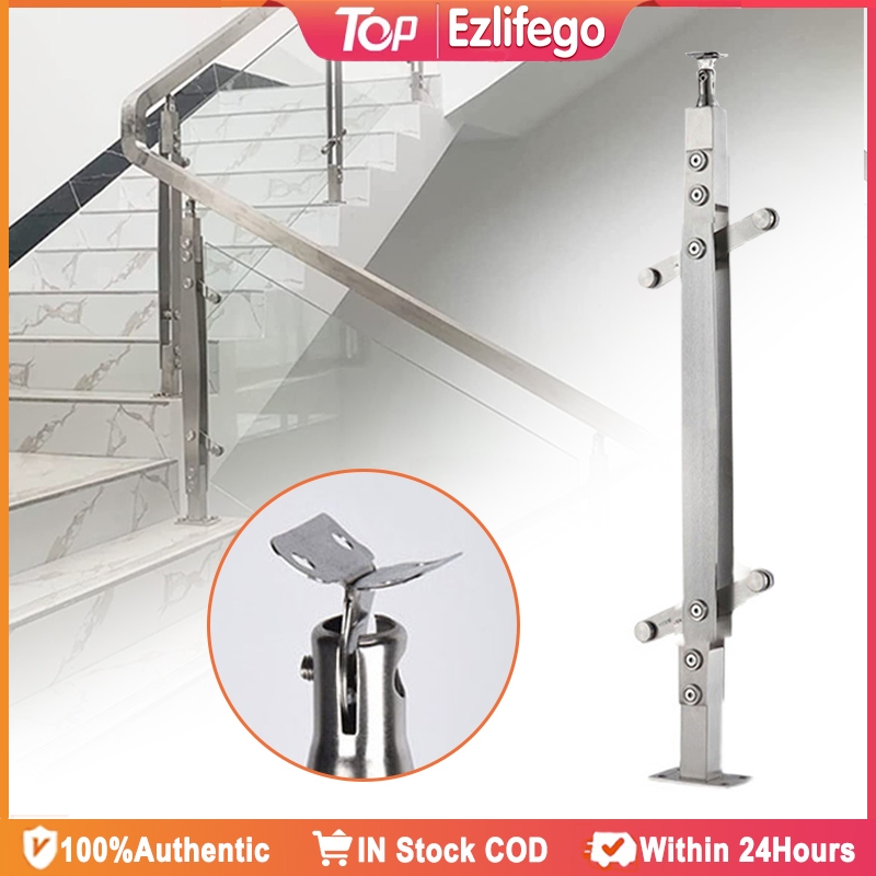 85cm Stainless Glass Railing Post Railings Post King Post Single/Double ...