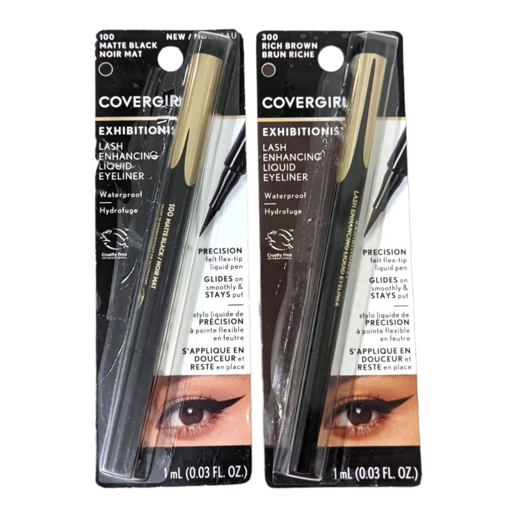 Covergirl Exhibitionist Lash Enhancing Liquid Eyeliner, Waterproof 1mL