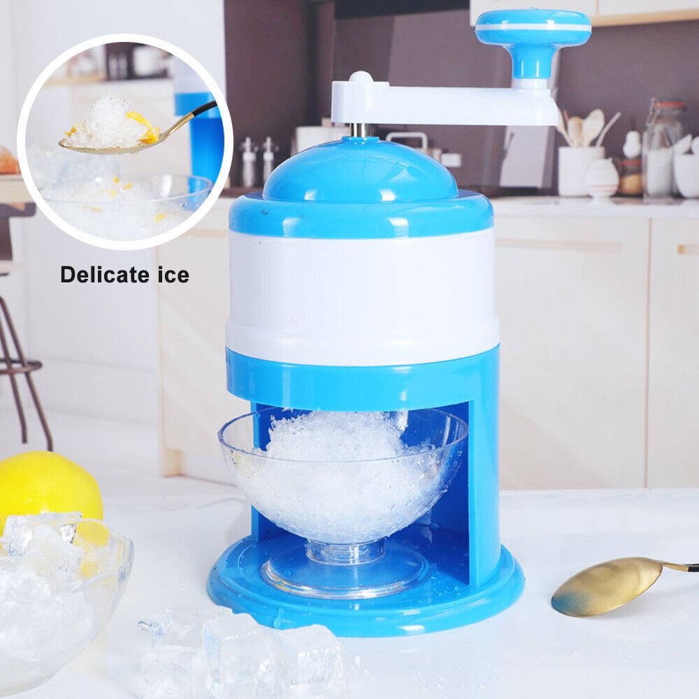 TV214 Portable Manual Ice Crushers Hand Crank Ice Shaver Ice Machine
