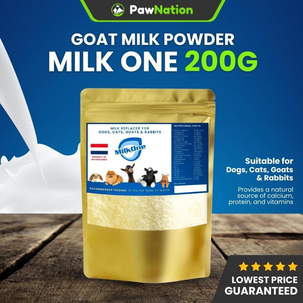 Milk One Goats Milk Replacer MilkOne Powder Supplement 200g Pet Milk