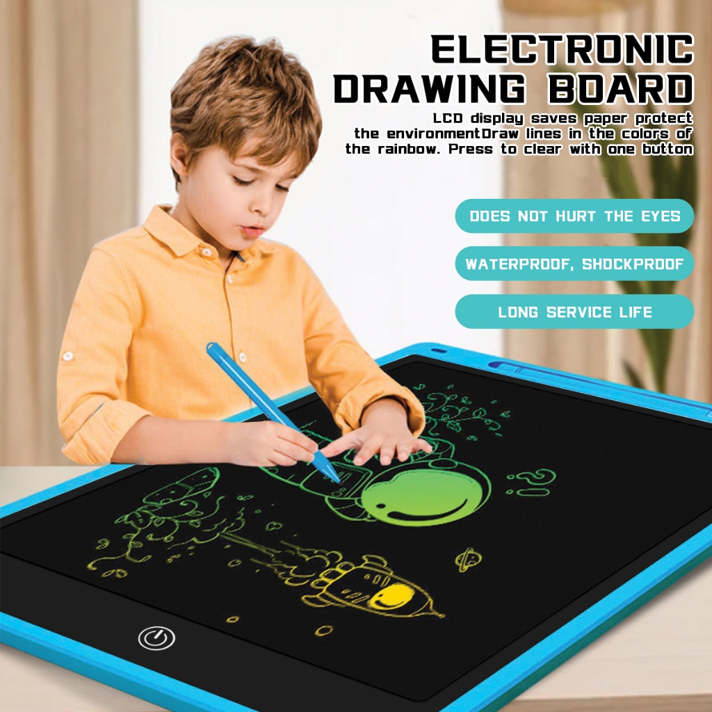 12/8.5 Inch LCD Writing Tablet Smart Writing Board One Button Erase ...