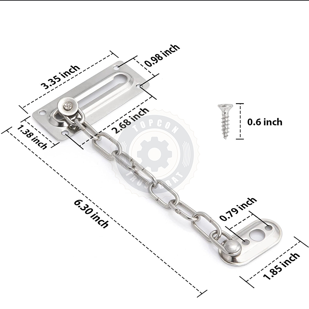 Security Security Chain Guard Stainless Steel Door Chain Lock Anti ...