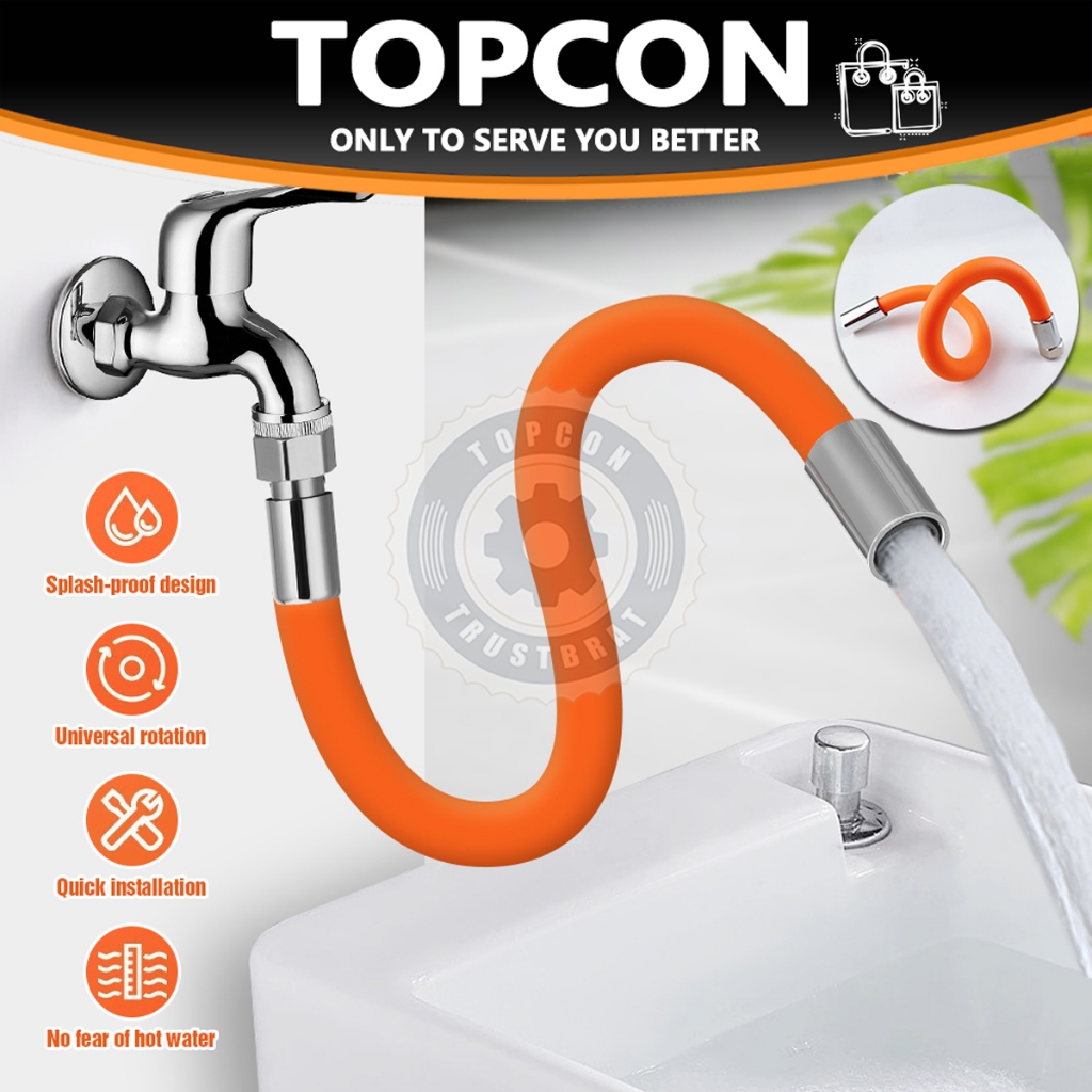 360° Rotation Faucet Extension Hose Bathroom Bending Faucet Extender