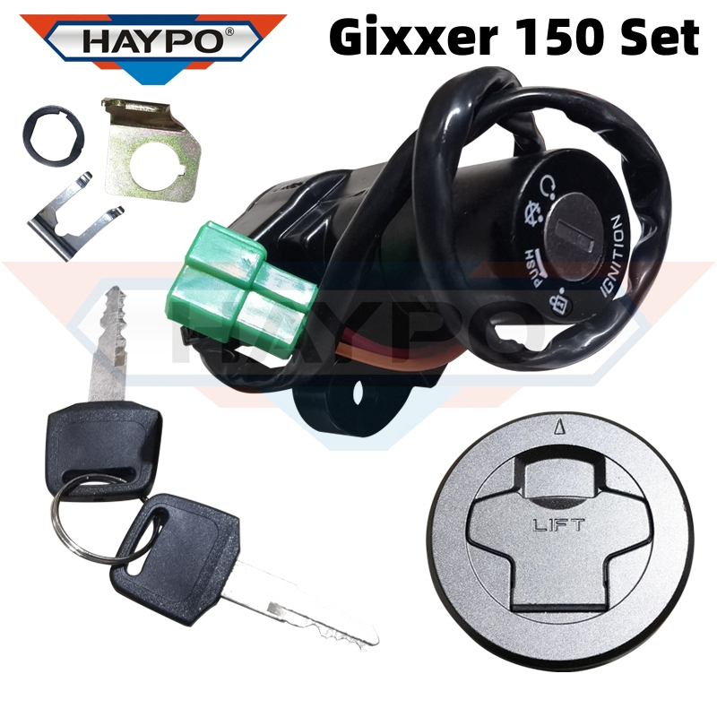 Haypo Gixxer 150 Main Switch With Gas Tank Cover Ignition Switch