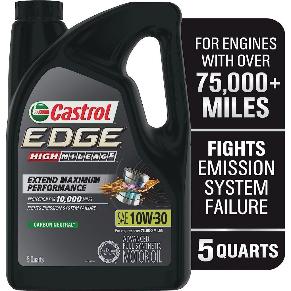 Castrol Edge Extended Performance 10W-30 High Mileage, Advanced Full ...
