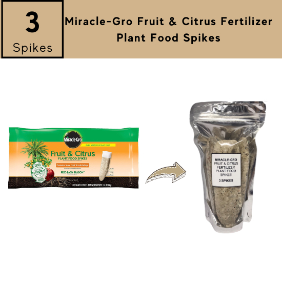 MiracleGro Fruit & Citrus Plant Food Spikes (3 Spikes) Shopee