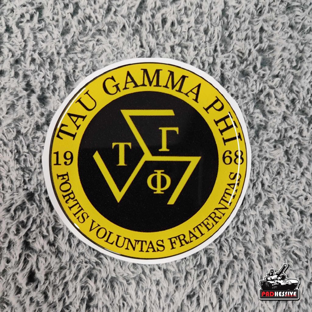 Tau Gamma Phi Embossed Sticker | Shopee Philippines