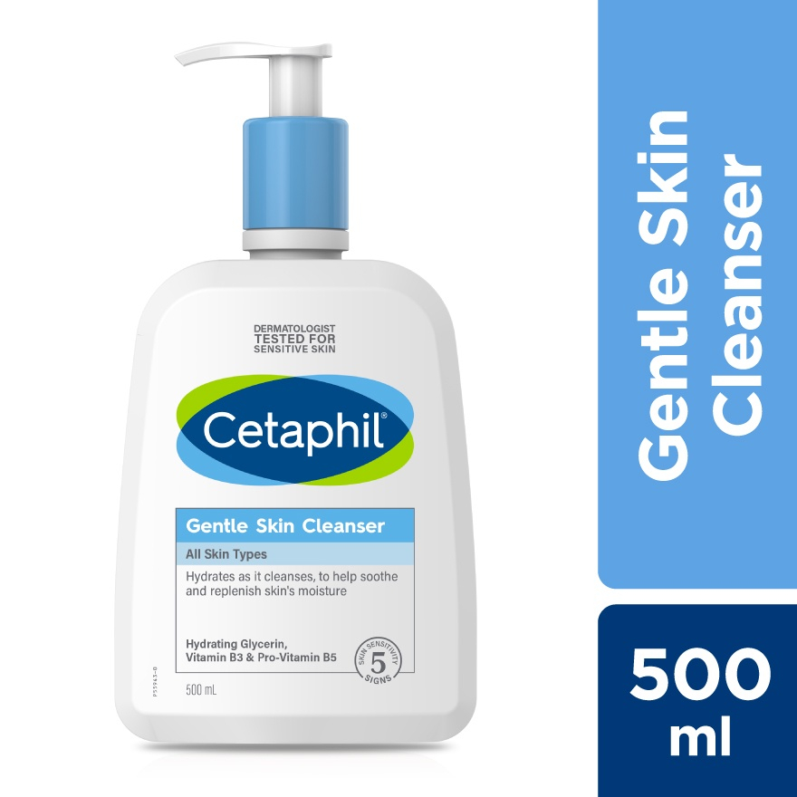 New Cetaphil Gentle Skin Cleanser 500ml Moisturising Soap Hydrating ...