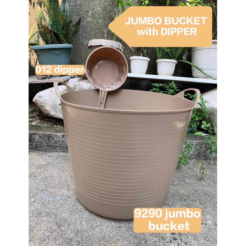 Jumbo bucket with dipper Shopee Philippines