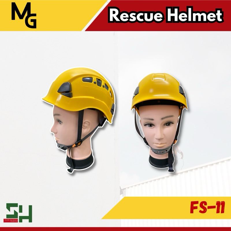 MG Heavy Duty ABS Rescue Sports Helmet Recreational Head Protection for