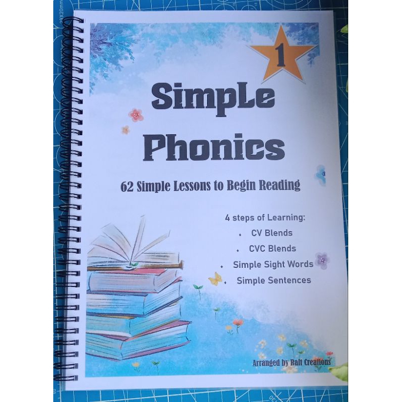 Simple Phonics 1 - 62 Simple Lessons to Begin Reading | Shopee Philippines