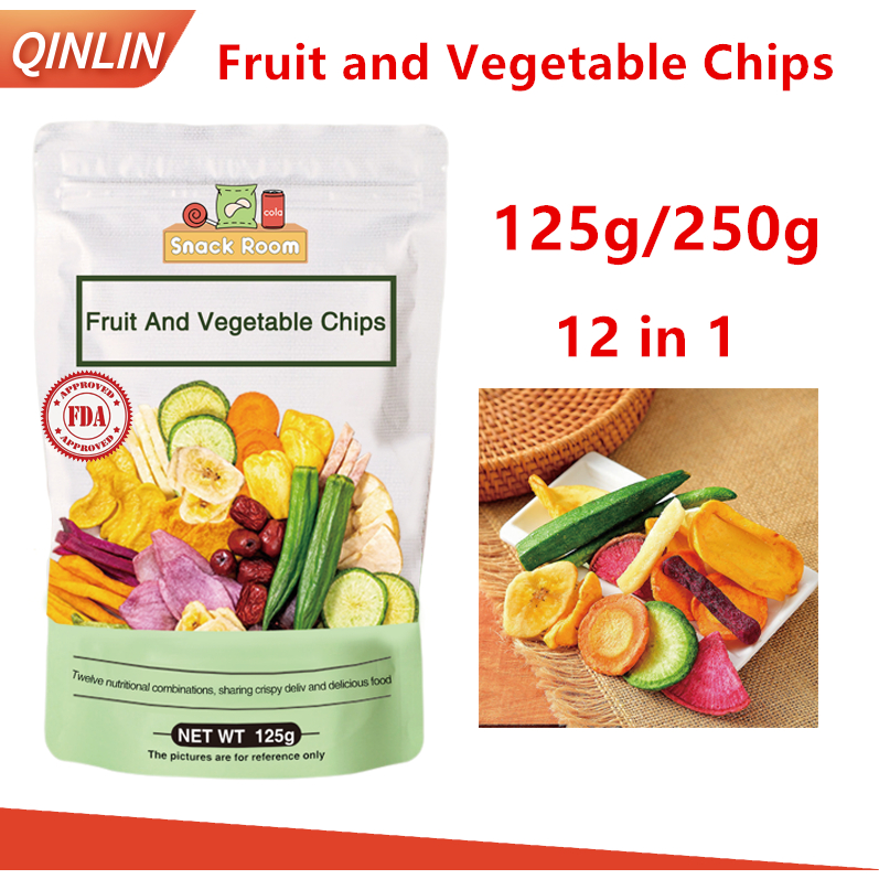 Mixed fruits and vegetables chips 12 types dried vegetable chips mixed