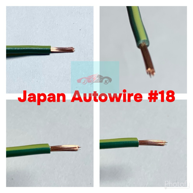 ORIGINAL JAPAN MADE AUTO WIRE GAUGE #18 (sold per 3 meters) | Shopee ...