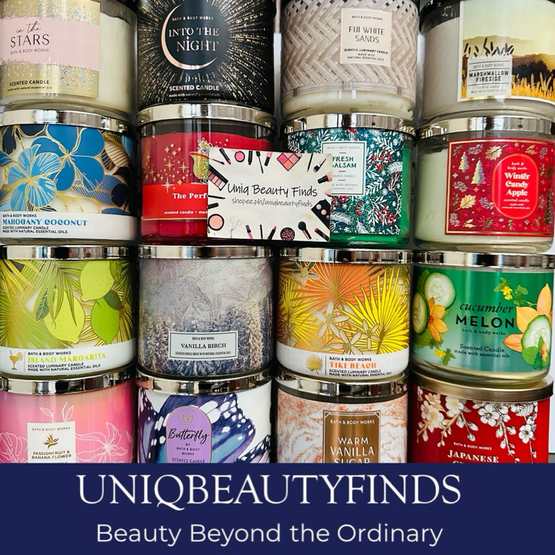 Bath and Body Works 3Wick Candle Shopee Philippines