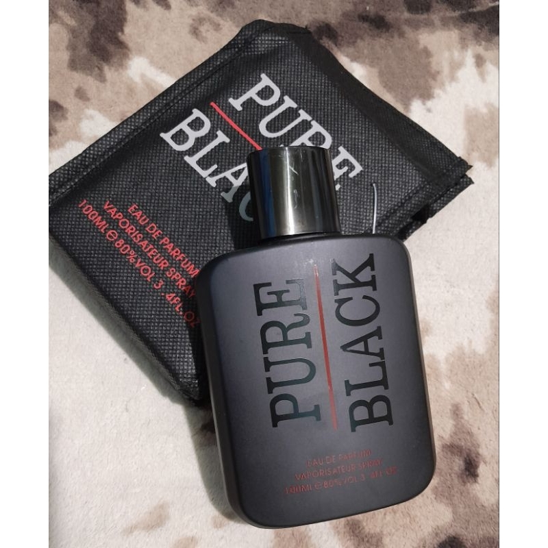 Pure black perfume sales