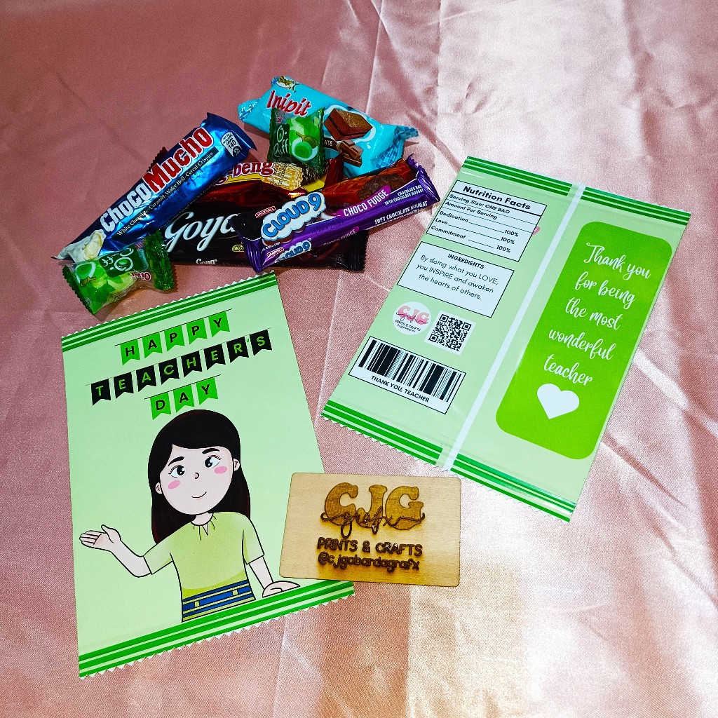 Customized Chip Bags for Teachers Day Shopee Philippines