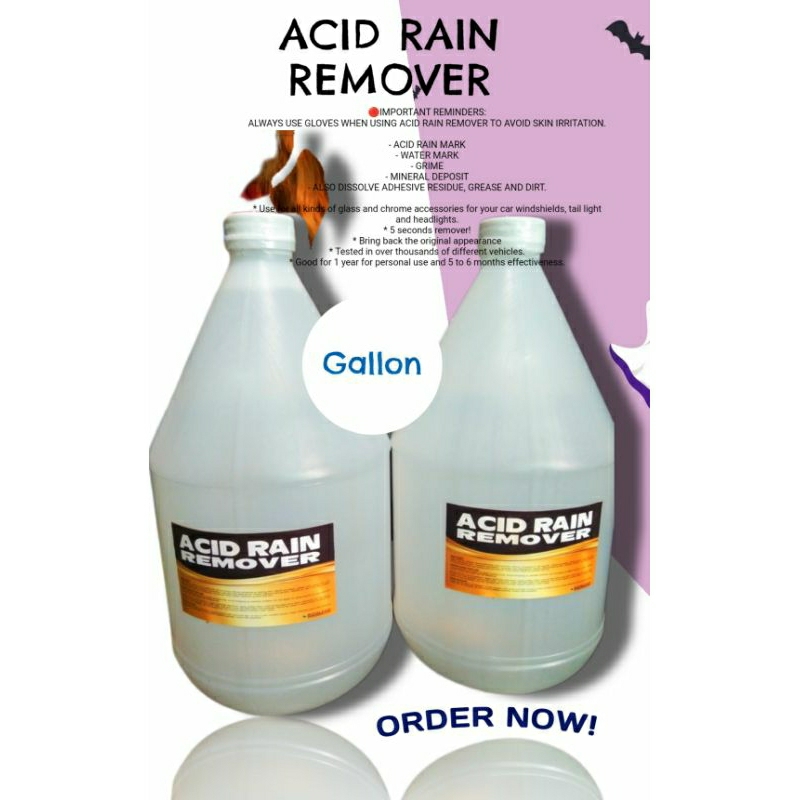 Acid rain Remover gallon Shopee Philippines