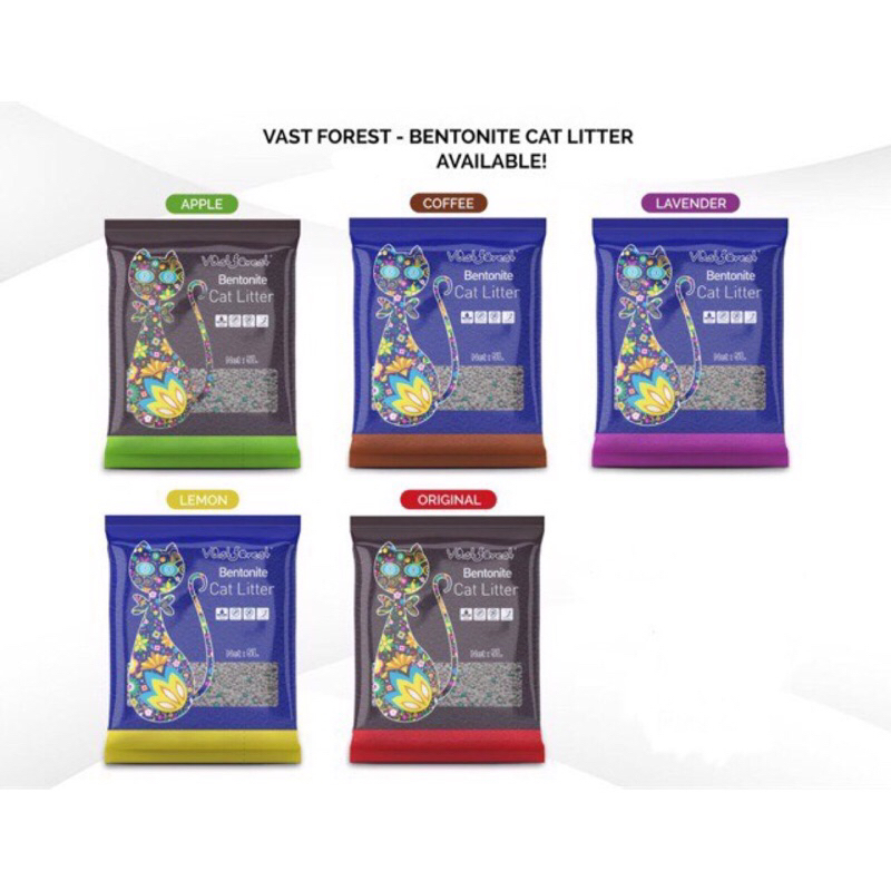 Vast Forest Bentonite Cat Litter 10L Shopee Philippines
