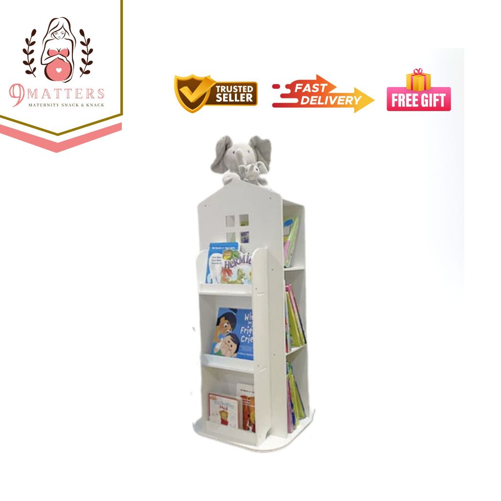 Discover Living Revolving Bookshelf Shopee Philippines